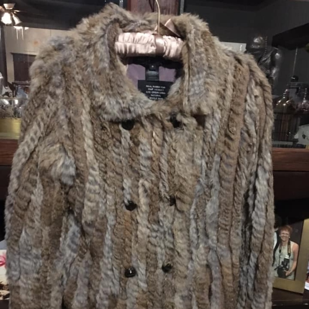 Marc by Marc Jacobs Karina 100% Rabbit Fur Coat